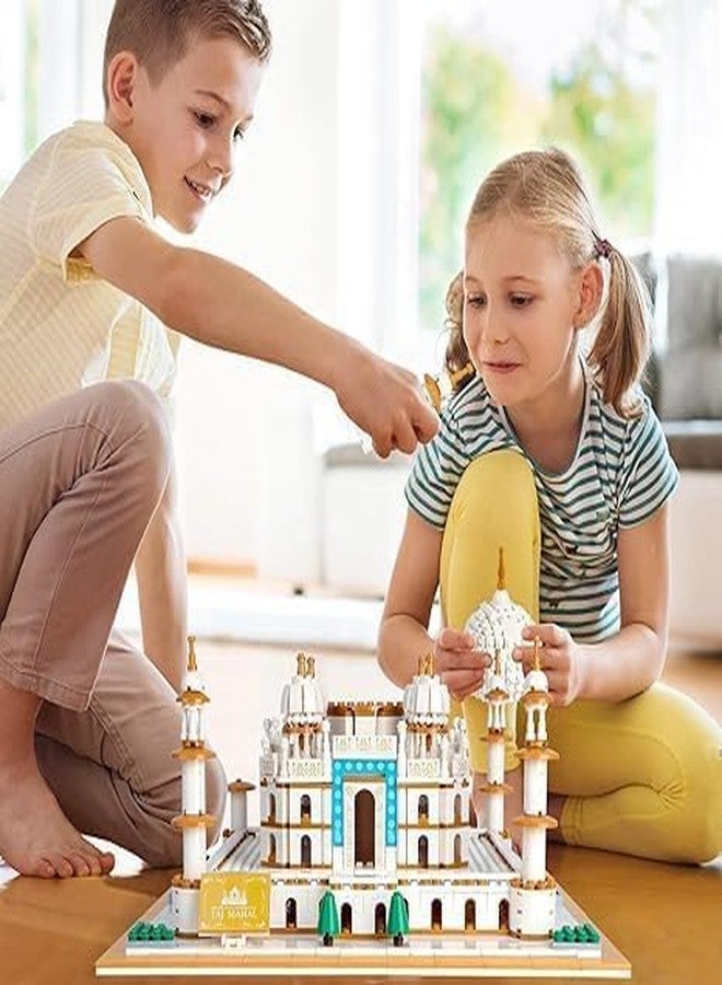 DD WORLD Taj Mahal Building Blocks Set | 2012 Pcs Nano Mini Architecture Model Kit | Iconic India Monument DIY Brick Toy for Kids & Adults | Educational Construction Gift Set - Image 5